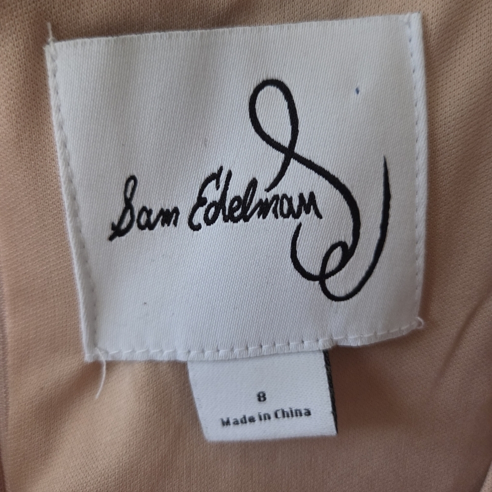 Sam Edelman Midi Dress Size 8 Floral Embroidered $158 Mermaid Boho - Picture 6 of 11